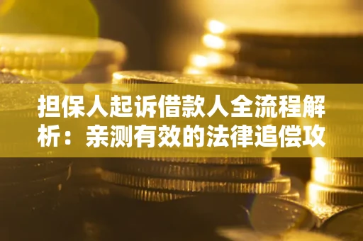 北京担保人起诉借款人全流程解析：亲测有效的法律追偿攻略