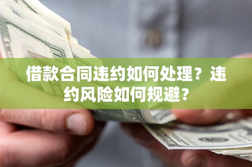 北京借款合同违约如何处理？违约风险如何规避？