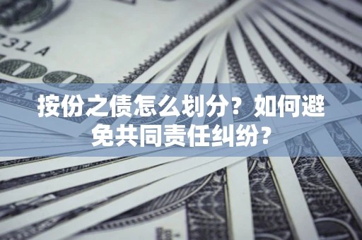北京按份之债怎么划分？如何避免共同责任纠纷？