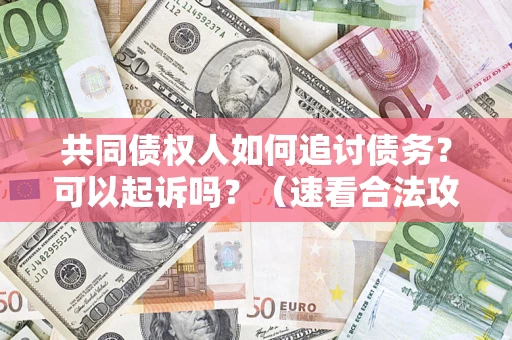 北京共同债权人如何追讨债务？可以起诉吗？（速看合法攻略）