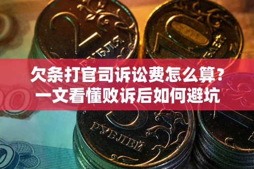 北京欠条打官司诉讼费怎么算？一文看懂败诉后如何避坑